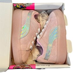 Puma LOL Surprise Doll Suede Kitty Queen Pink Kids Shoes