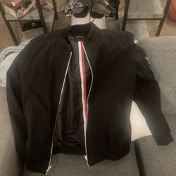 Black Bomber Jacket 