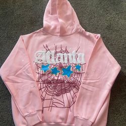 Sp5der Atlanta Pink Hoodie
