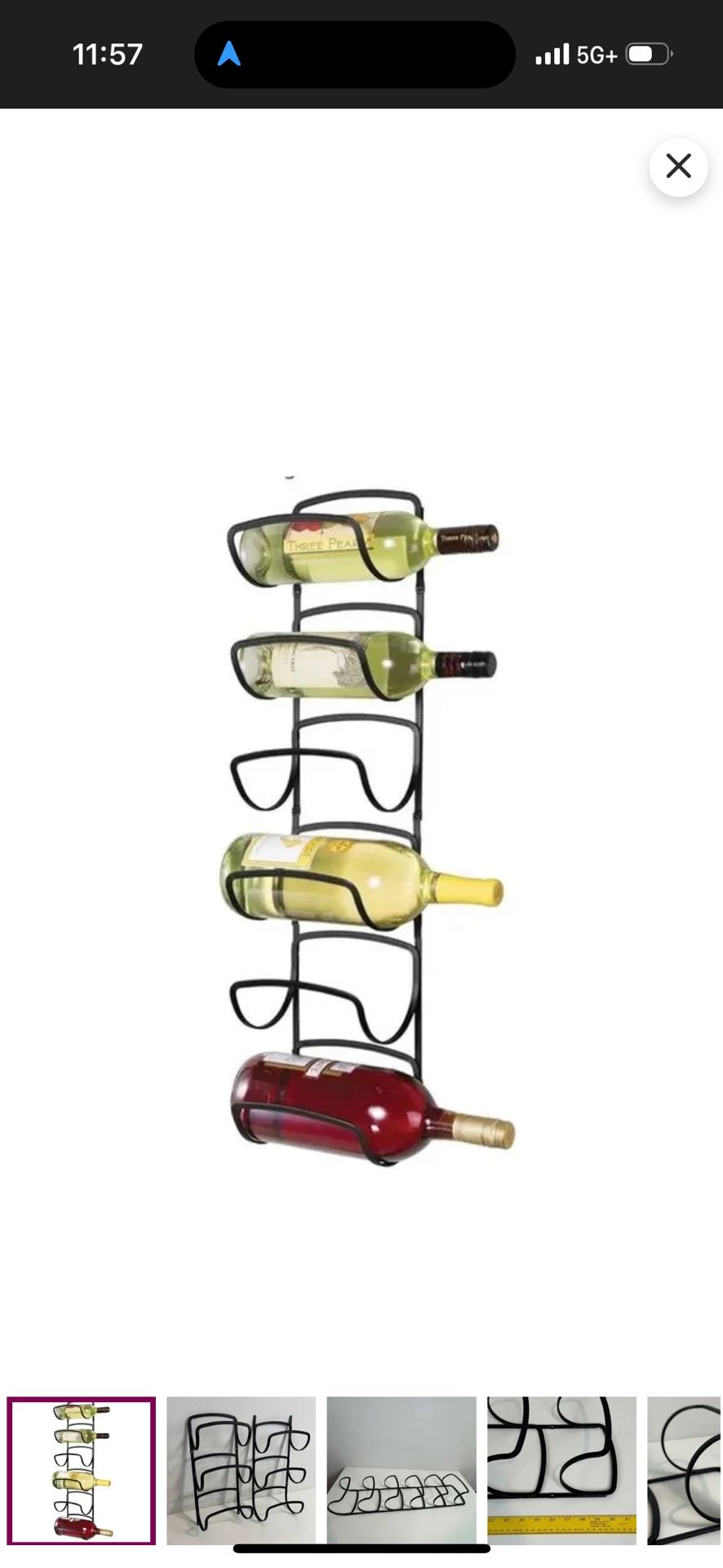 Wall Mount Wine Rack