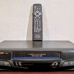 Panasonic PV-9450 VCR - 4-Head Hi-Fi Stereo w/ Original Remote