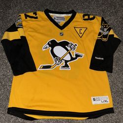 Reebok NHL Stadium Series 2017 Pittsburgh Penguins Sidney Crosby Hockey Jersey.