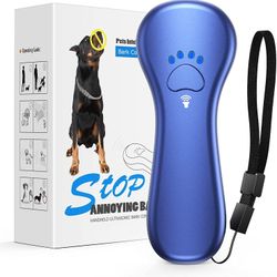 Rechargeable Ultrasonic Anti Barking Device Dog Barking Control Device 16.4 Ft