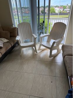 2 Patio Rocker Chairs