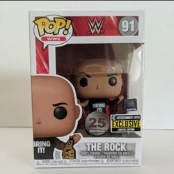 WWE The Rock with Championship Belt Funko Pop
