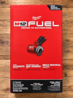 Milwaukee M12  3" Compact Cut-off Tool (Tool-Only)