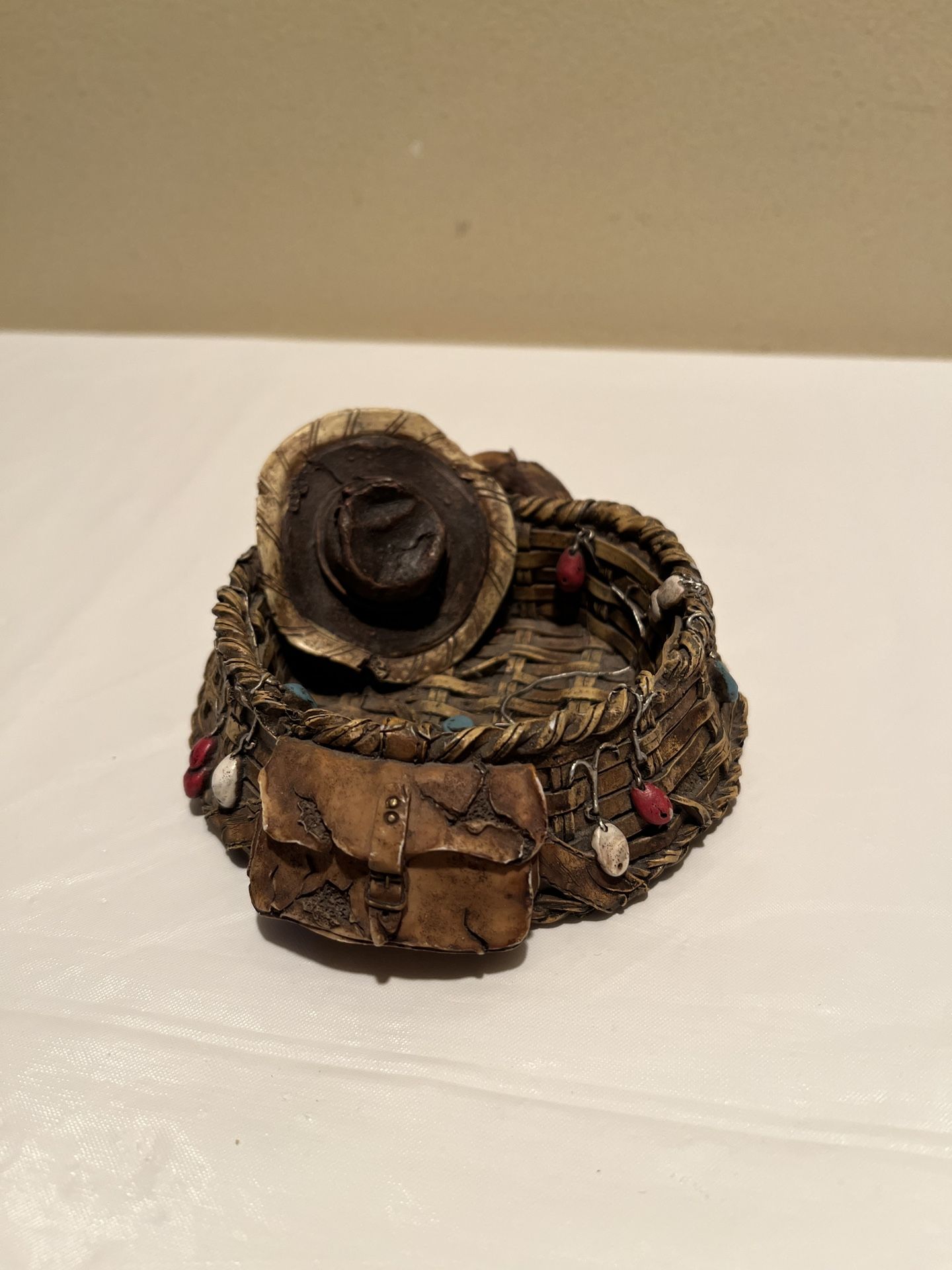 Fishing Resin Creel Trinket/Table Decor