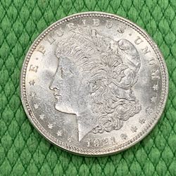 1921 BU Morgan Silver Dollar 