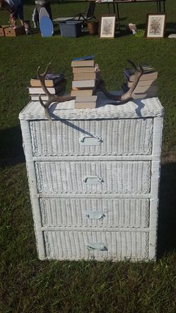 Wicker dresser