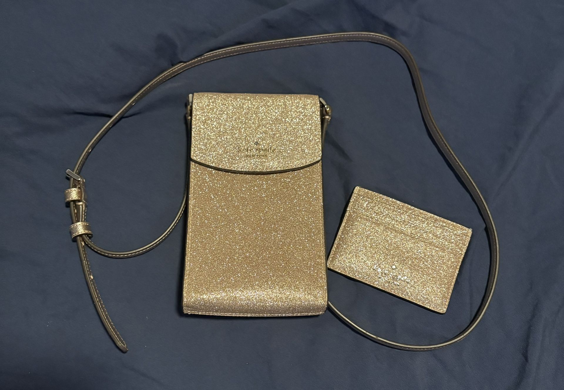kate spade new york lola glitter phone and Wallet