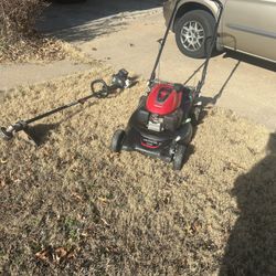Honda Lawnmower And Trimmer Asking 300