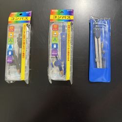 Drawing Compasses – $4 Each – Japan & Italy