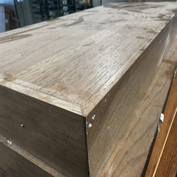 2 Wood Floating Shelves