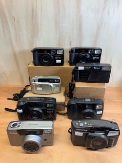 New Inventory of Vintage Point and Shoot 35mm Film Cameras