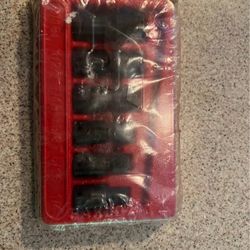 Snap on six piece shallow swivel impact socket set