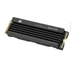 Corsair MP600 Pro LPX NVMe M.2 SSD Gen4 - 7,100MB Speed, with DRAM, 3D TLC NAND, 700 TBW, 3 Yr Warranty 