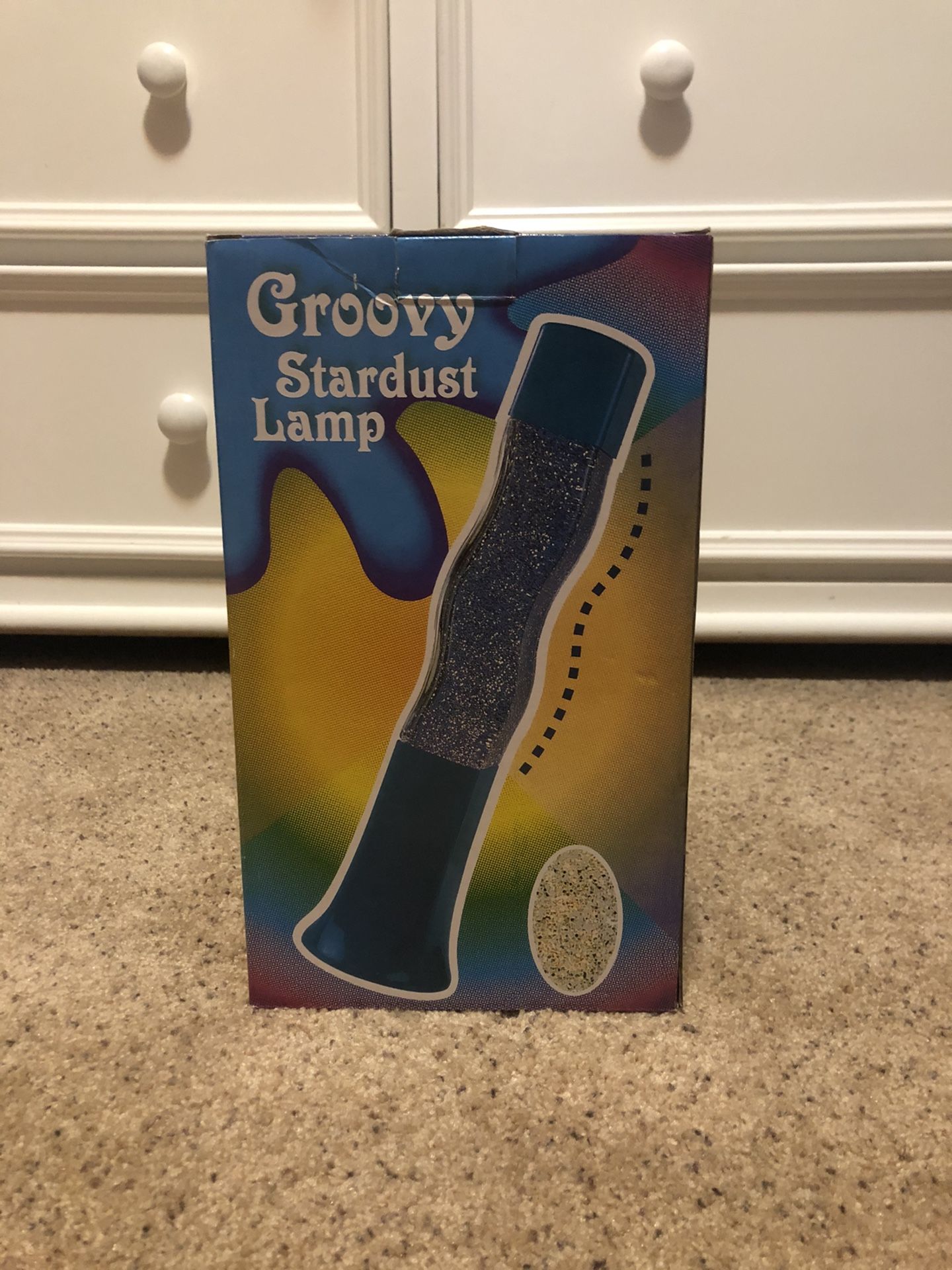 Purple Groovy Stardust Lamp