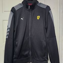 Men Ferrari Zip Up Jacket