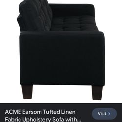 Black Couch Set X2 