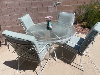 Glass Patio Table