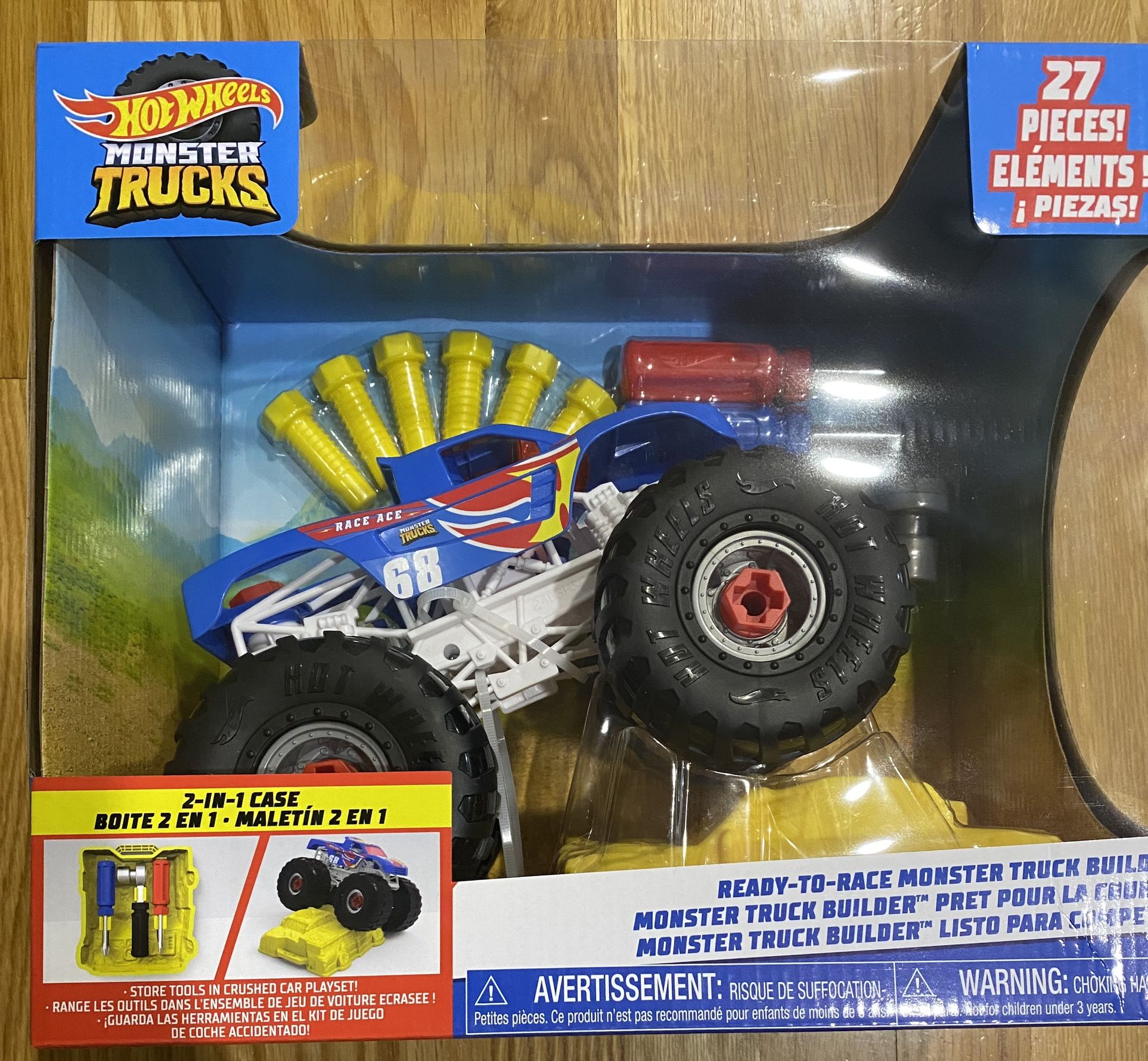 Hot Wheels Ready To Race Monster Truck Builder