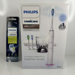 Philips Sonicare 9300 DiamondClean Smart HX9903/01 Toothbrush +2 Brush Heads NEW