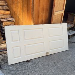 36w Interior Garage Door W/ Deadbolt No Key 