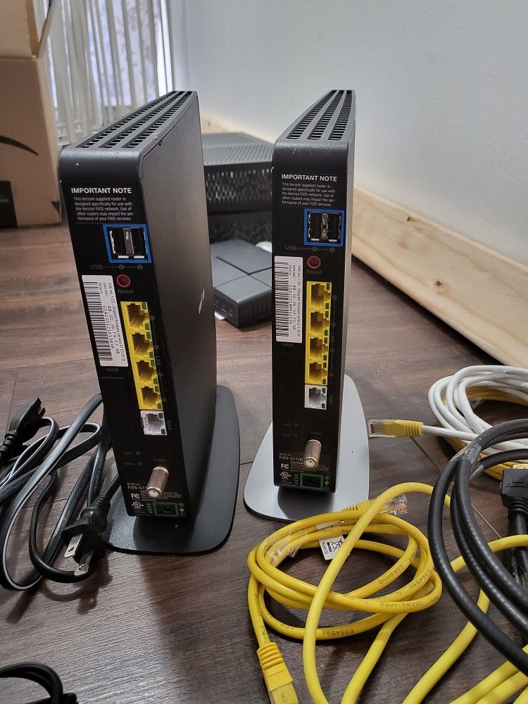 Modem Router Cabels Verizon D-Link HP FiOS Cisco Zeskit, Adapter Ethernet HDMI PPC Internet Cabels W