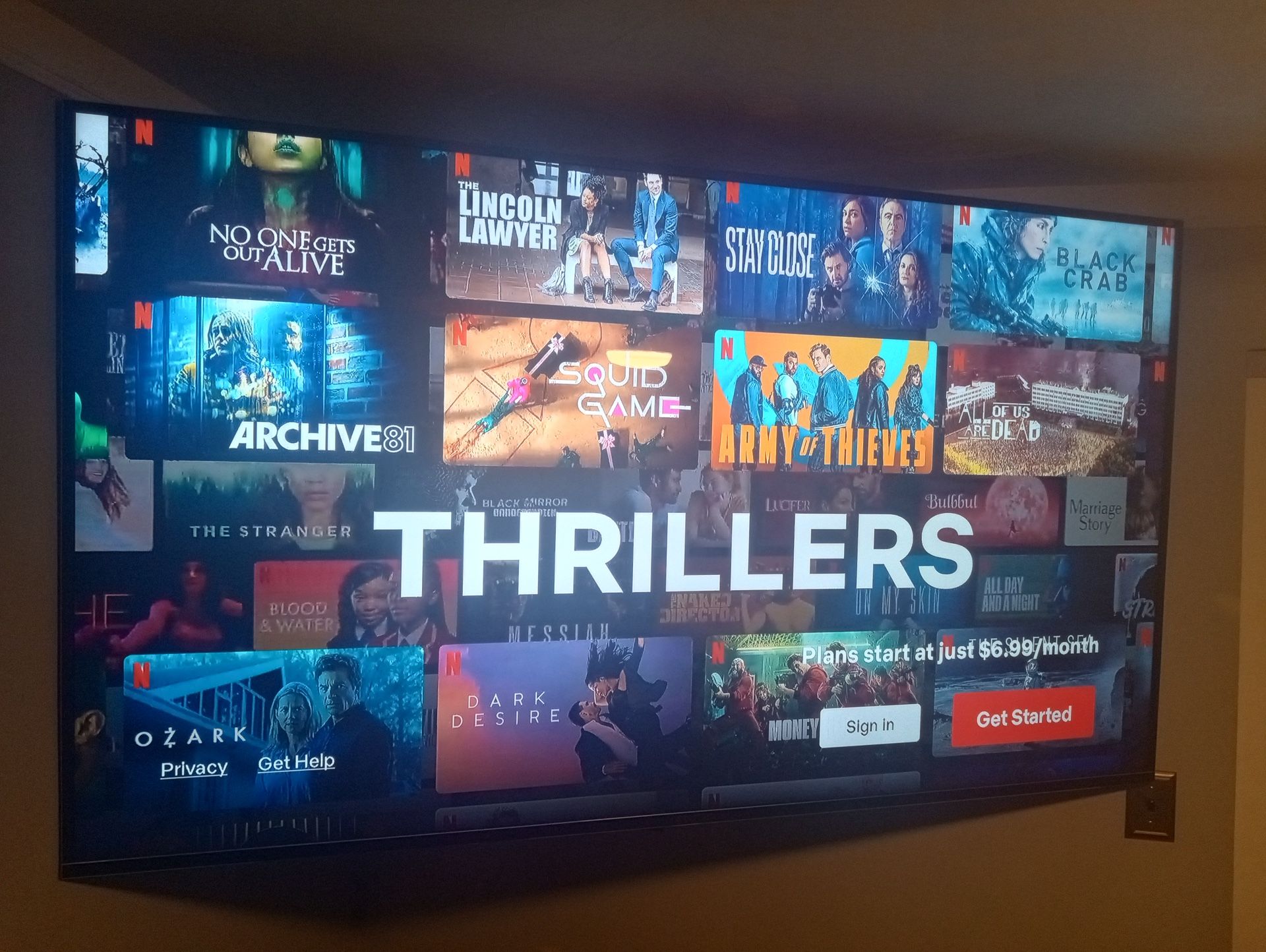 75 INCH SCEPTRE 4K TV