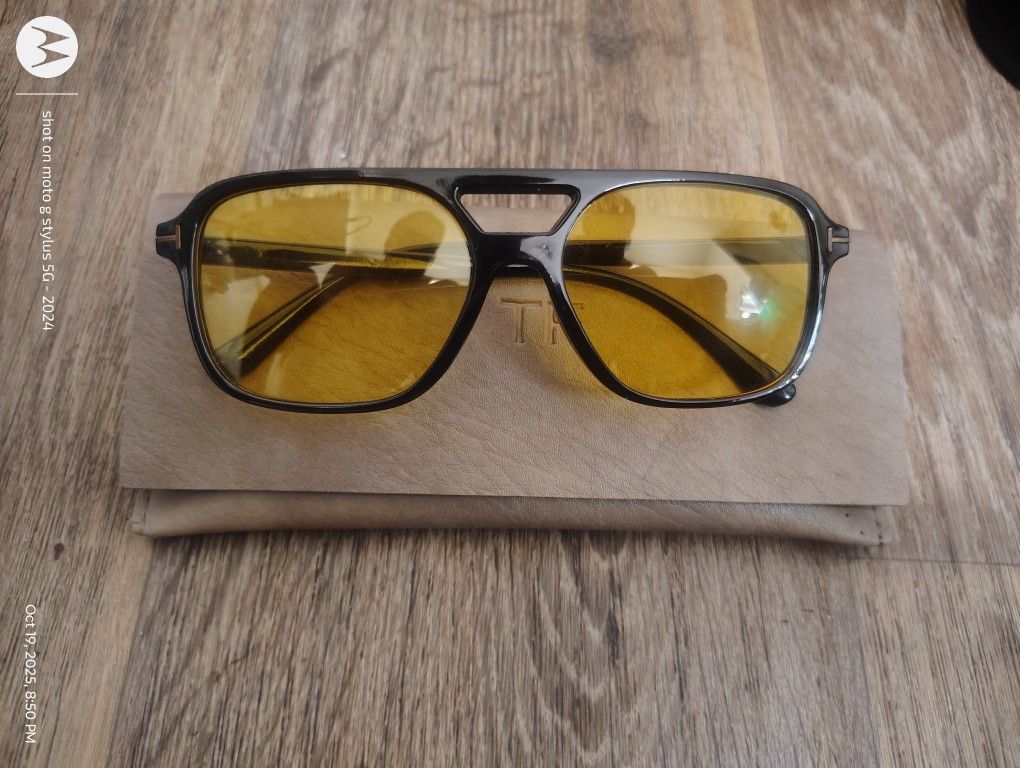 TF Unisex Yellow Sunglass