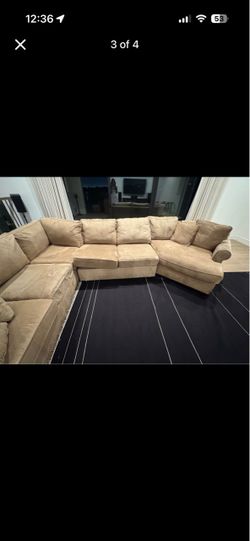 Tan Sectional Couch