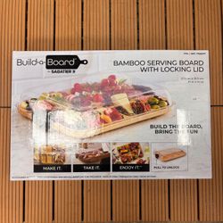 Sabatier Build-A-Board Bamboo Serving Board with Locking Lid $10
