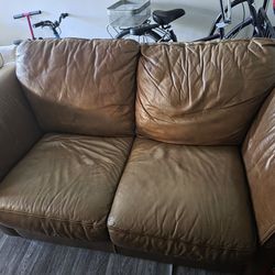 Leather sofa