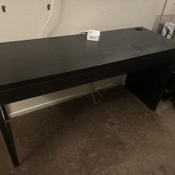 Black Desk From IKEA 