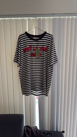 GUCCI Dans Le Vert Striped T-Shirt XL NEW WITH TAGS