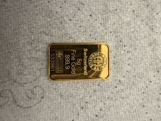 Switzerland, 5 G Fine Gold