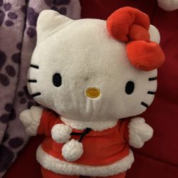 Hello Kitty Christmas Plush Toy