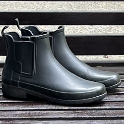Hunter Ankle Boots Women’s Black Size 6 Rain Booties