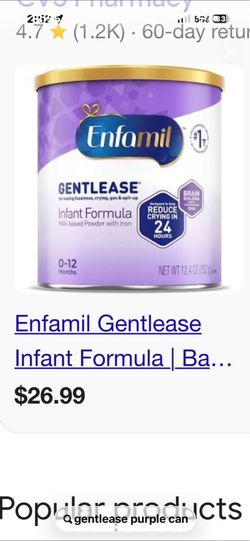 enfamil gentlease