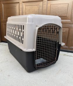 Size L 36*24*26 inches plastic heavy-duty plastic dog carrier cage Petmate