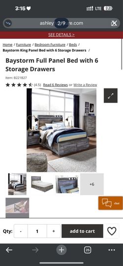 Full size bed frame