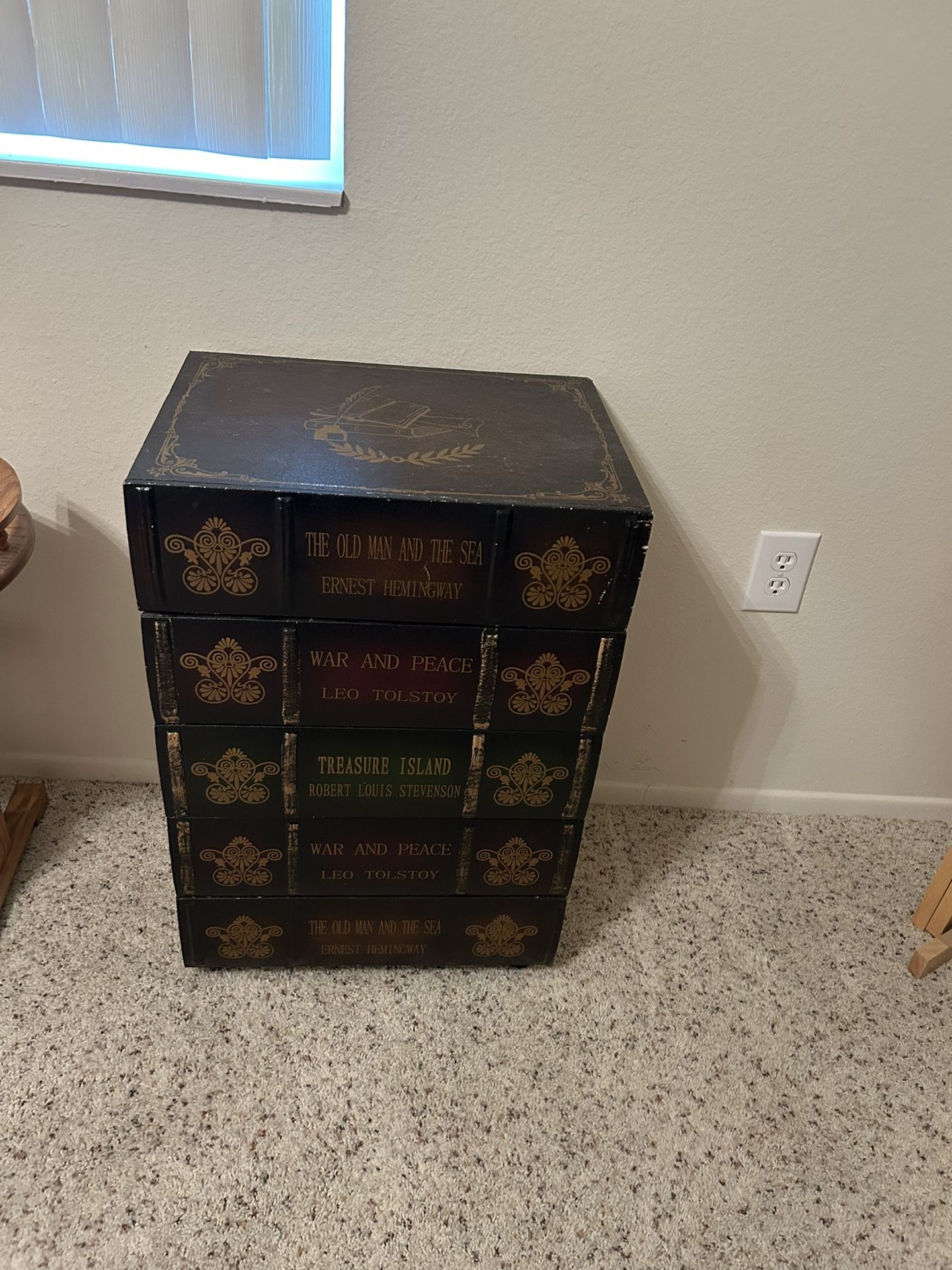 End Table With Drawers