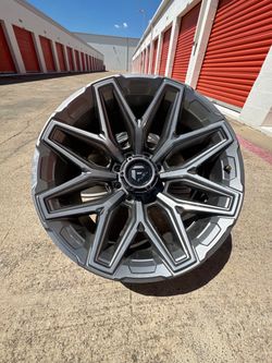 22s Ford F250 Fuel Flux Wheels 22x12 Rims Rines Wheels 8x170
