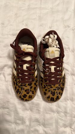Adidas Leopard Print Low-Top Sneakers