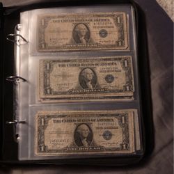 3 Silver $1  Certificate’s 