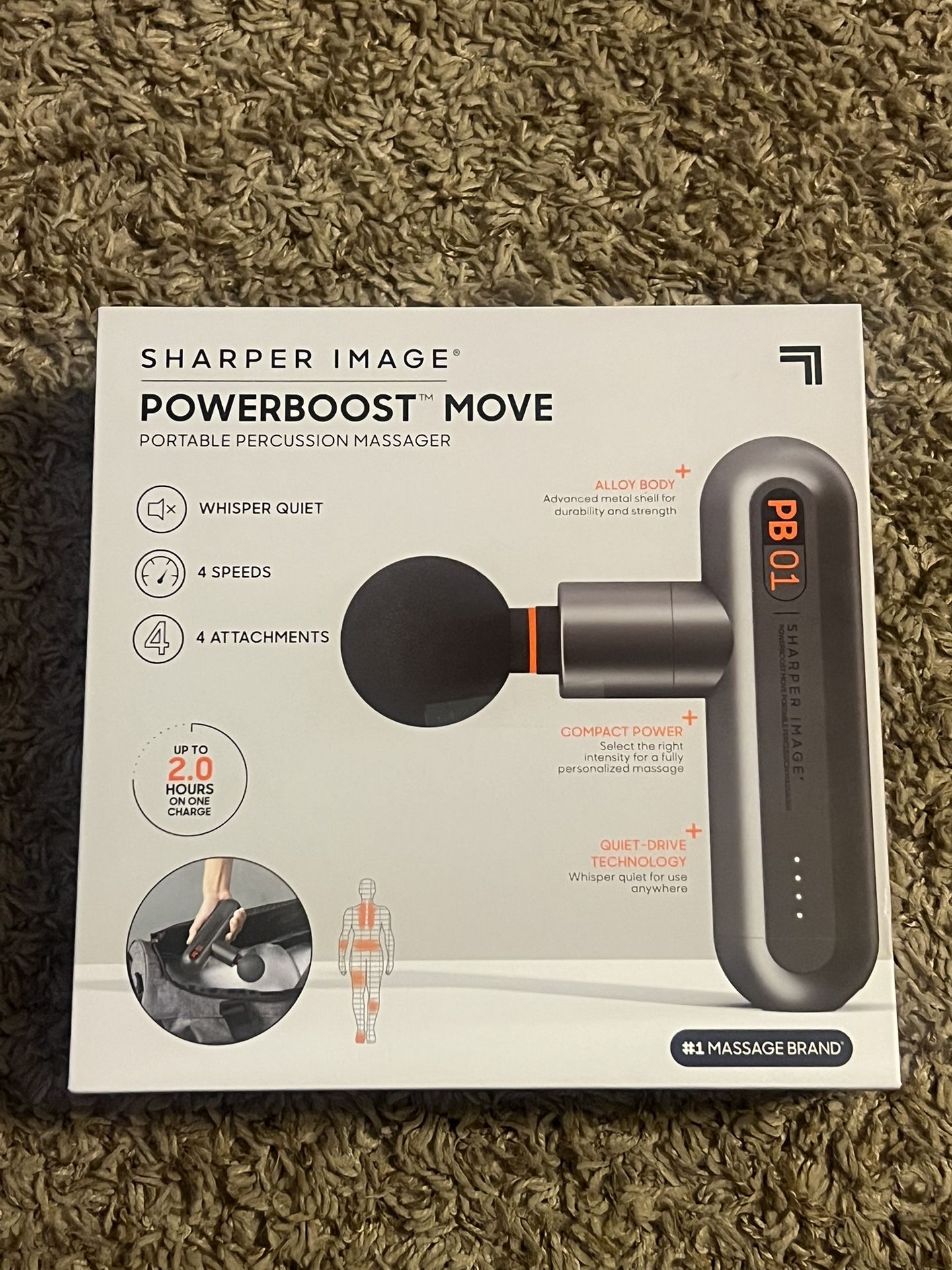 Massage Gun Sharper Image Power boost
