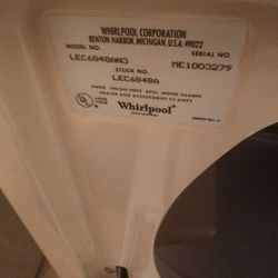Whirlpool Dryer
