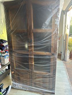Wooden Corner Cabinet