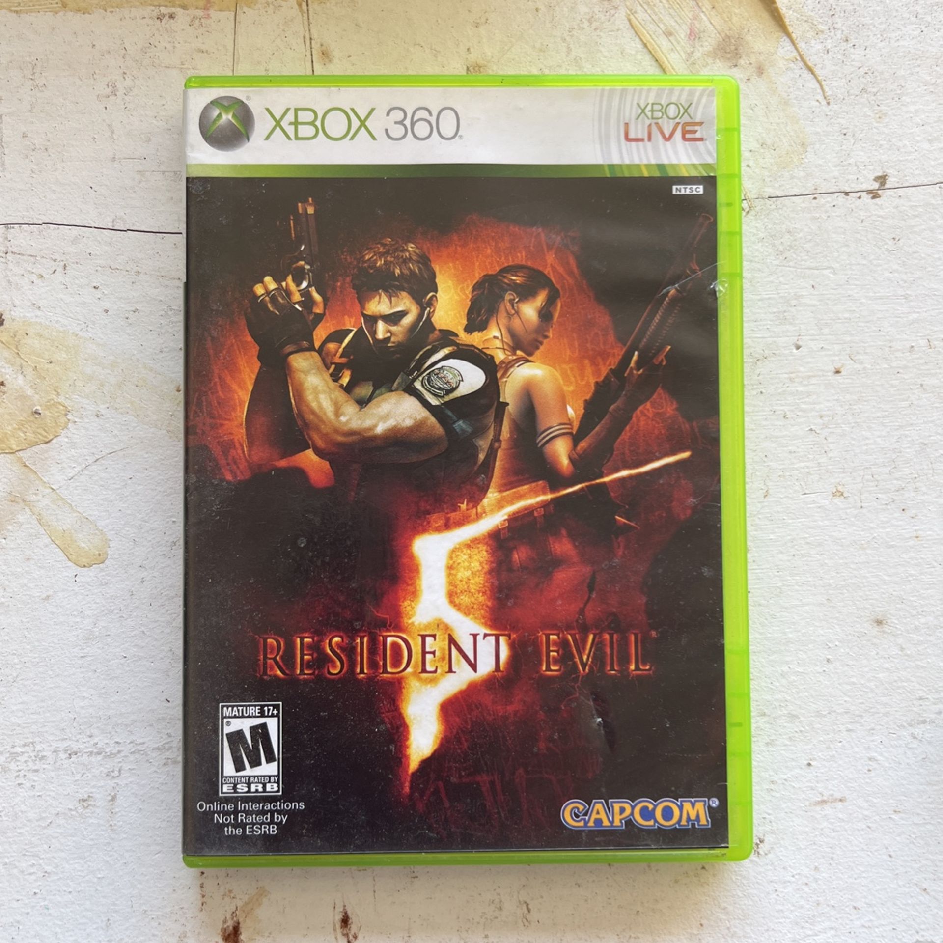 Xbox 360 Live Resident Evil Game With Book