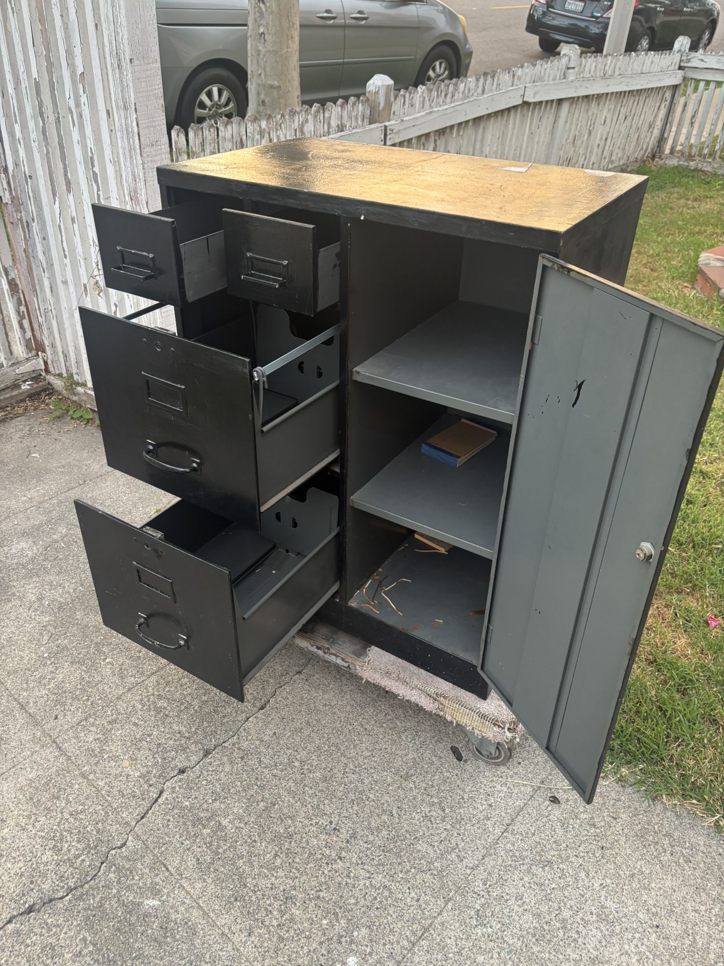 Army Metal Cabinet $95